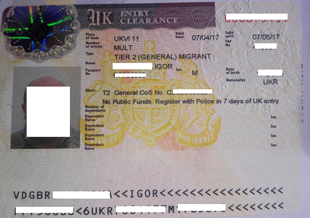 Робоча віза в Англію, Великобританія, рабочая виза Великобритания, Англия